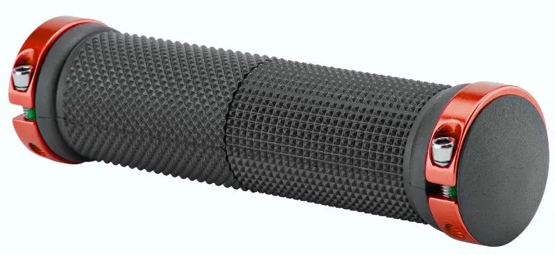 Грипсы STELS XH-G59ВL 130мм черные,красные кольца от магазина Супер Спорт