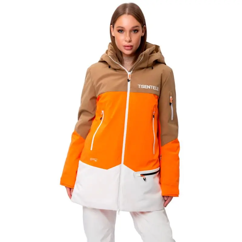 Куртка TISENTELE женская оранжевый 554038 Куртка TISENTELE женская оранжевый 554038 от магазина Супер Спорт